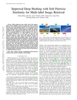 Improved Deep Hashing with Soft Pairwise Similarity for Multi-label
  Image Retrieval