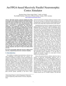 An FPGA-based Massively Parallel Neuromorphic Cortex Simulator