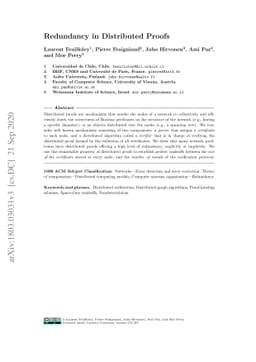 Redundancy in Distributed Proofs
