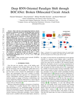 Deep RNN-Oriented Paradigm Shift through BOCANet: Broken Obfuscated
  Circuit Attack