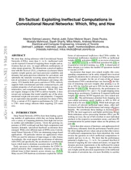 Bit-Tactical: Exploiting Ineffectual Computations in Convolutional
  Neural Networks: Which, Why, and How