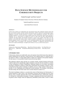 Data Science Methodology for Cybersecurity Projects
