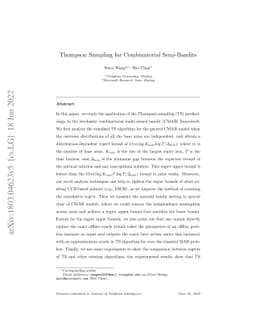 Thompson Sampling for Combinatorial Semi-Bandits