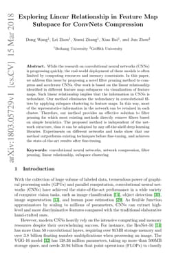 Exploring Linear Relationship in Feature Map Subspace for ConvNets
  Compression