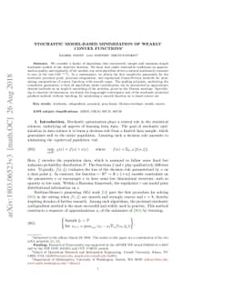 Stochastic model-based minimization of weakly convex functions