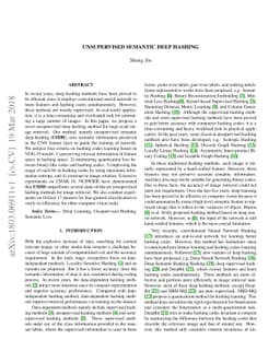 Unsupervised Semantic Deep Hashing