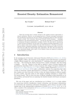 Boosted Density Estimation Remastered