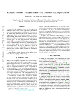 KonIQ-10k: Towards an ecologically valid and large-scale IQA database