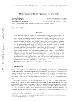 Determinantal Point Processes for Coresets