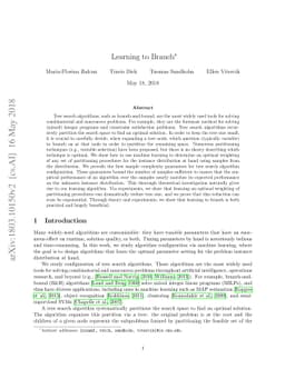 Learning to Branch