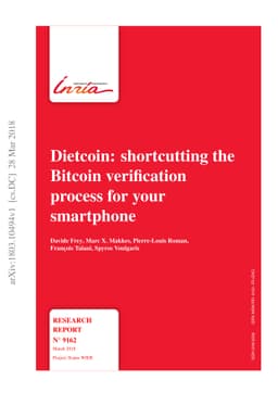 Dietcoin: shortcutting the Bitcoin verification process for your
  smartphone