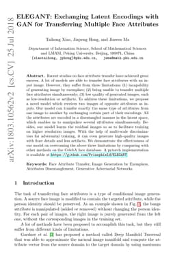 ELEGANT: Exchanging Latent Encodings with GAN for Transferring Multiple
  Face Attributes