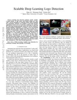 Scalable Deep Learning Logo Detection