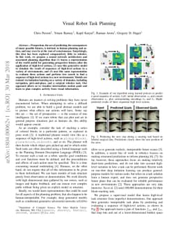 Visual Robot Task Planning