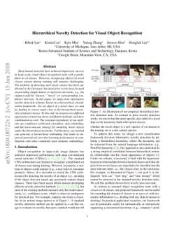 Hierarchical Novelty Detection for Visual Object Recognition