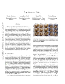 Deep Appearance Maps