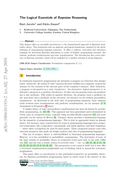 The Logical Essentials of Bayesian Reasoning