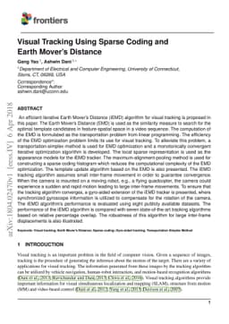 Visual Tracking Using Sparse Coding and Earth Mover's Distance