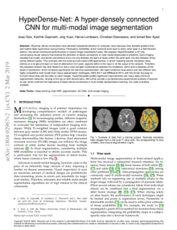 HyperDense-Net: A hyper-densely connected CNN for multi-modal image
  segmentation