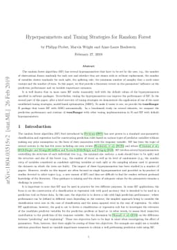 Hyperparameters and Tuning Strategies for Random Forest