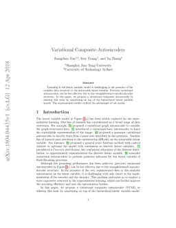 Variational Composite Autoencoders