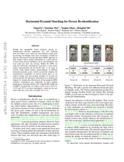 Horizontal Pyramid Matching for Person Re-identification