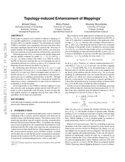 Topology-induced Enhancement of Mappings