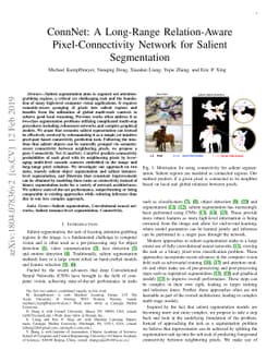ConnNet: A Long-Range Relation-Aware Pixel-Connectivity Network for
  Salient Segmentation
