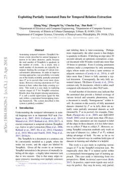 Exploiting Partially Annotated Data for Temporal Relation Extraction