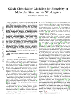 QSAR Classification Modeling for Bioactivity of Molecular Structure via
  SPL-Logsum