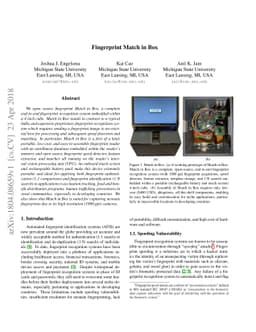 Fingerprint Match in Box