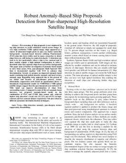 Robust Anomaly-Based Ship Proposals Detection from Pan-sharpened
  High-Resolution Satellite Image