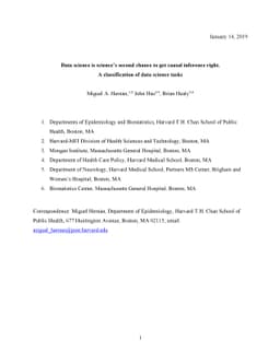 Data science is science's second chance to get causal inference right: A
  classification of data science tasks