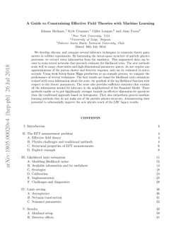A Guide to Constraining Effective Field Theories with Machine Learning
