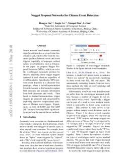 Nugget Proposal Networks for Chinese Event Detection
