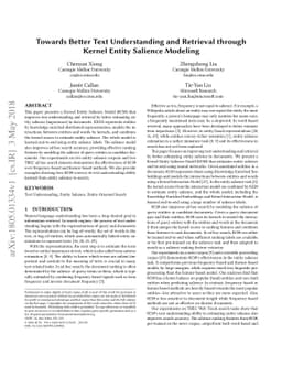 Towards Better Text Understanding and Retrieval through Kernel Entity
  Salience Modeling