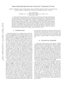 Superconducting Optoelectronic Neurons IV: Transmitter Circuits
