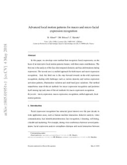Advanced local motion patterns for macro and micro facial expression
  recognition