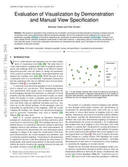 Evaluation of Visualization by Demonstration and Manual View
  Specification
