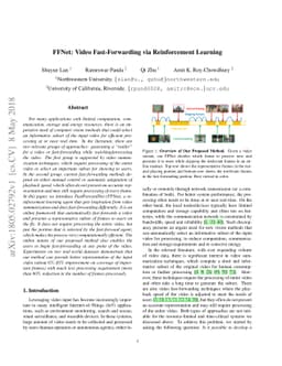 FFNet: Video Fast-Forwarding via Reinforcement Learning