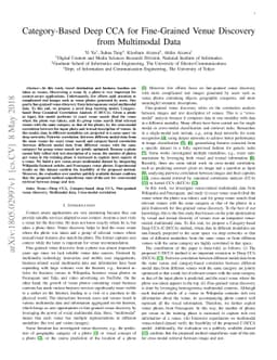 Category-Based Deep CCA for Fine-Grained Venue Discovery from Multimodal
  Data
