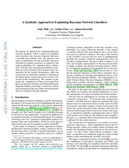 A Symbolic Approach to Explaining Bayesian Network Classifiers