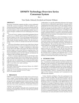 DFINITY Technology Overview Series, Consensus System
