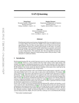 GAN Q-learning