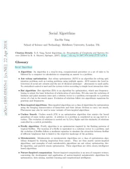 Social Algorithms