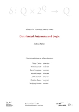 Distributed Automata and Logic