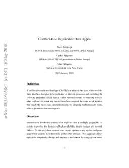 Conflict-free Replicated Data Types (CRDTs)