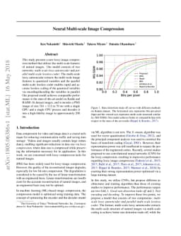 Neural Multi-scale Image Compression