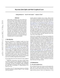 Bayesian Joint Spike-and-Slab Graphical Lasso