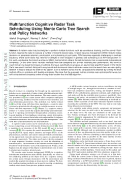Multifunction Cognitive Radar Task Scheduling Using Monte Carlo Tree
  Search and Policy Networks